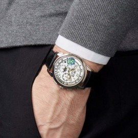 Patek Philippe 316l Steel 41mm Dial Watch Silver