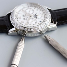 Patek Philippe 316l Steel 41mm Dial Watch Silver