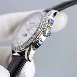 Patek Philippe 316l Steel 41mm Dial Watch Silver