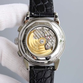 Patek Philippe 316l Steel 41mm Dial Watch Silver