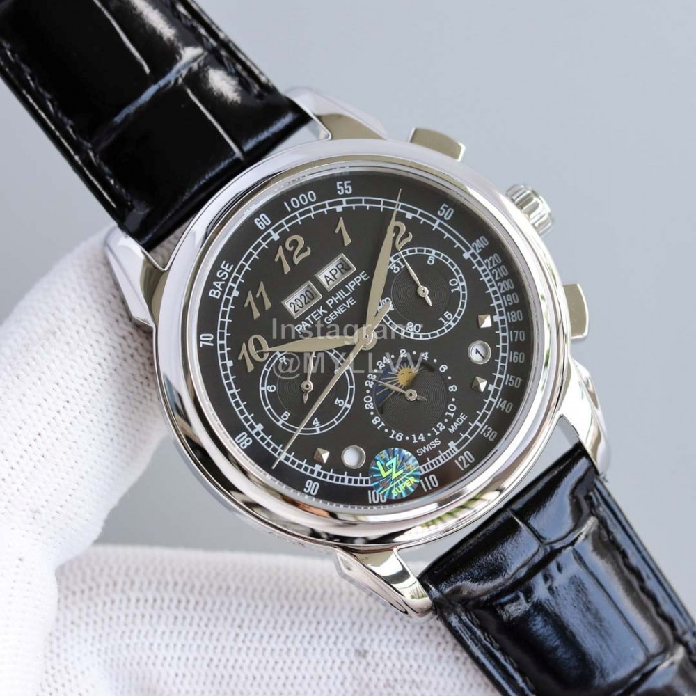 Patek Philippe 316l Steel 41mm Dial Watch Black