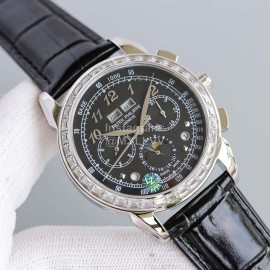 Patek Philippe 316l Steel 41mm Dial Watch Black
