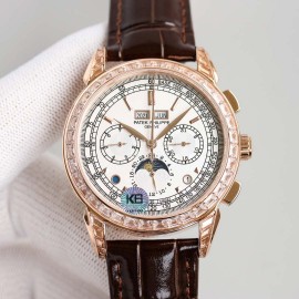 Patek Philippe 41mm Dial 316l Steel Multifunctional Watch Rose Gold