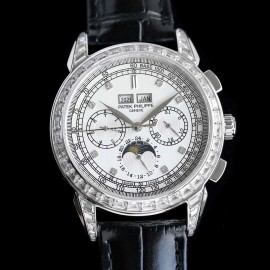 Patek Philippe Pff Factory Silver 316l Steel 41mm Dial Watch