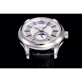 Patek Philippe Gr Factory Fashion Leather Strap Multifunctional Watch