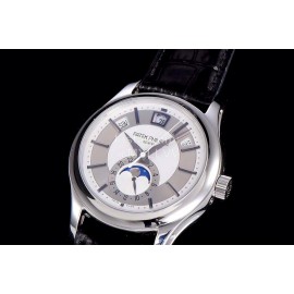 Patek Philippe Gr Factory Fashion Leather Strap Multifunctional Watch