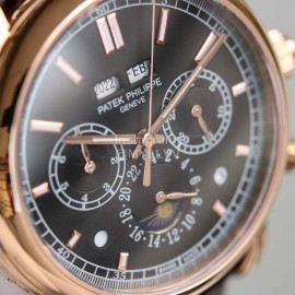 Patek Philippe 316l Steel 41mm Dial Multifunctional Watch Rose Gold