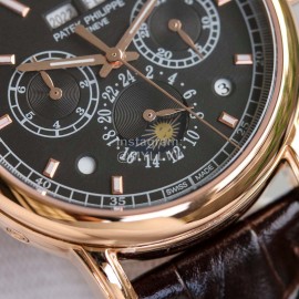 Patek Philippe 316l Steel 41mm Dial Multifunctional Watch Rose Gold