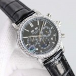 Patek Philippe 316l Steel 41mm Dial Diamond Multifunctional Watch