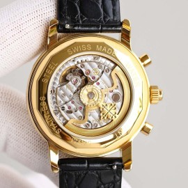 Patek Philippe 316l Steel 41mm Dial Diamond Multifunctional Watch Gold