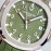 Patek Philippe 316l Steel Rubber Strap Watch Green