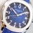 Patek Philippe 316l Steel Rubber Strap Watch Blue