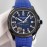Patek Philippe 316l Steel Blue Rubber Strap Watch