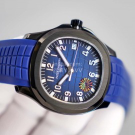 Patek Philippe 316l Steel Blue Rubber Strap Watch