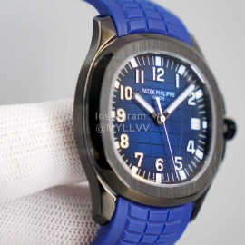 Patek Philippe 316l Steel Blue Rubber Strap Watch