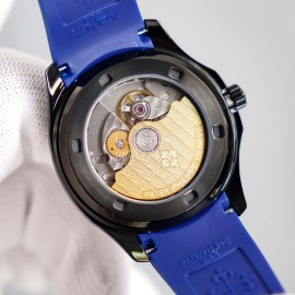 Patek Philippe 316l Steel Blue Rubber Strap Watch