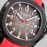 Patek Philippe 316l Steel Red Rubber Strap Watch