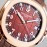 Patek Philippe 316l Steel Brown Rubber Strap Watch