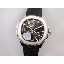 Patek Philippe Aquanaut Black Rubber Strap Watch