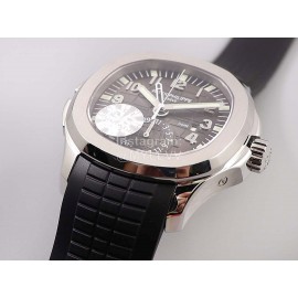 Patek Philippe Aquanaut Black Rubber Strap Watch
