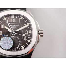 Patek Philippe Aquanaut Black Rubber Strap Watch