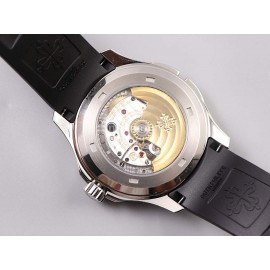 Patek Philippe Aquanaut Black Rubber Strap Watch