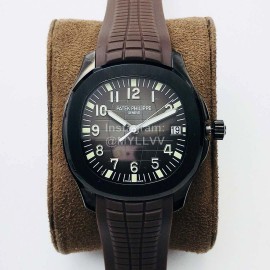 Patek Philippe Pff Factory Dcl Case Rubber Strap Watch Coffee