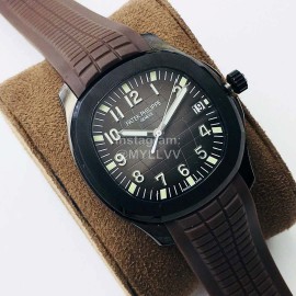 Patek Philippe Pff Factory Dcl Case Rubber Strap Watch Coffee