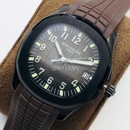 Patek Philippe Pff Factory Dcl Case Rubber Strap Watch Coffee