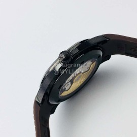 Patek Philippe Pff Factory Dcl Case Rubber Strap Watch Coffee