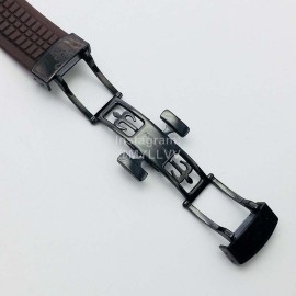 Patek Philippe Pff Factory Dcl Case Rubber Strap Watch Coffee