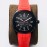 Patek Philippe Pff Factory Dcl Case Rubber Strap Watch Red