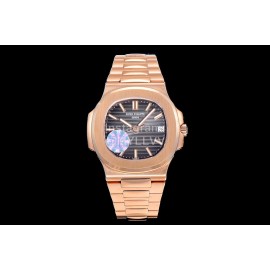 Patek Philippe Fashion Steel Strap Gray Dial Watch