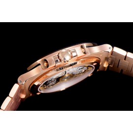 Patek Philippe Fashion Steel Strap Gray Dial Watch