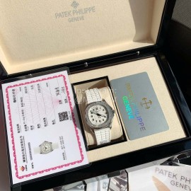 Patek Philippe Aquanaut Series 35.6mm Dial Watch For Women White