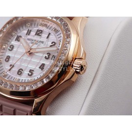 Patek Philippe Aquanaut New Diamond Rubber Strap Watch For Women