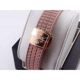 Patek Philippe Aquanaut New Diamond Rubber Strap Watch For Women