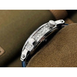 Patek Philippe Pff Factory Navy Leather Strap 42mm Dial Watch