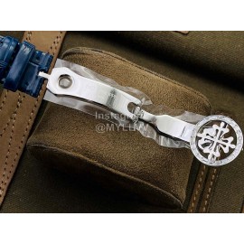 Patek Philippe Pff Factory Navy Leather Strap 42mm Dial Watch