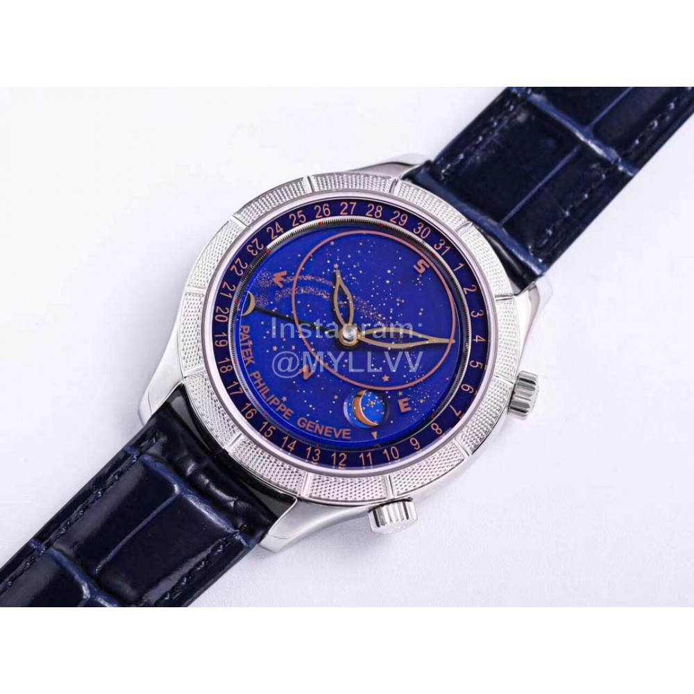 Patek Philippe 42mm Dark Blue Dial Multifunctional Watch