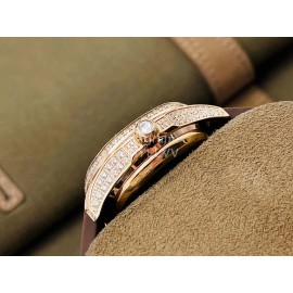 Patek Philippe Pff Factory Aquanaut Diamond Watch Brown