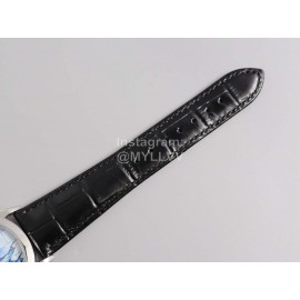 Patek Philippe Fashion Calatrava Round Case Leather Strap Watch