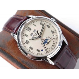 Patek Philippe New Leather Strap Multifunctional Watch