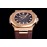 Patek Philippe Fashion Rubber Strap Black Dial Watch