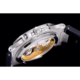 Patek Philippe Fashion Rubber Strap Watch Black