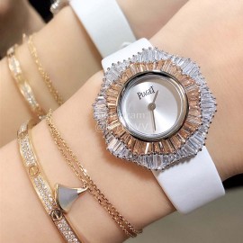 Piaget Limelight Diamond 33mm Dial Quartz Watch White