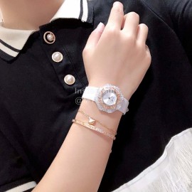 Piaget Limelight Diamond 33mm Dial Quartz Watch White