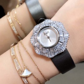 Piaget Limelight Diamond 33mm Dial Quartz Watch Coffee