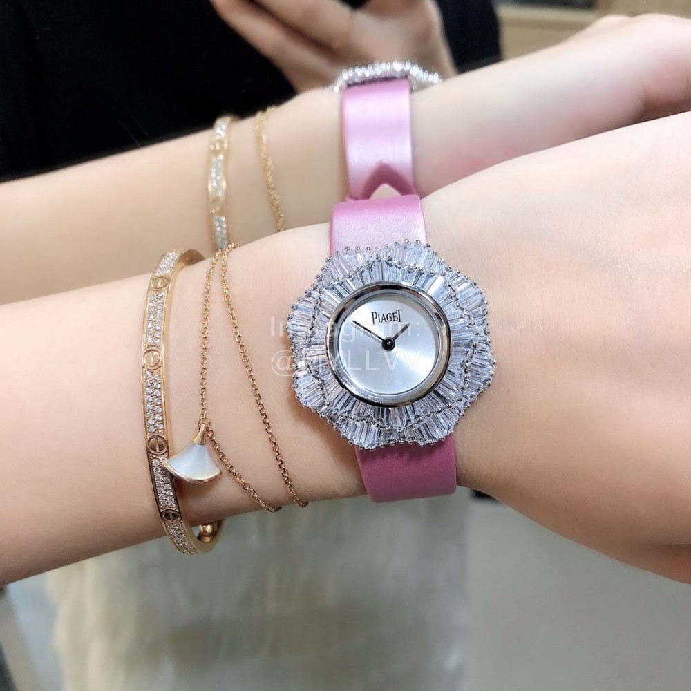 Piaget Limelight Diamond 33mm Dial Quartz Watch Pink