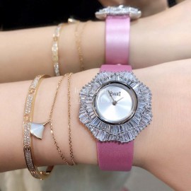 Piaget Limelight Diamond 33mm Dial Quartz Watch Pink